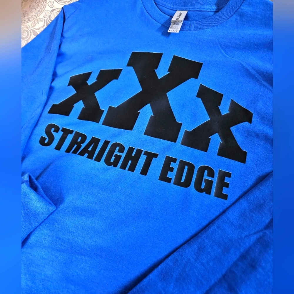 SXE STRAIGHT EDGE Long Sleeve T Shirt / Unisex